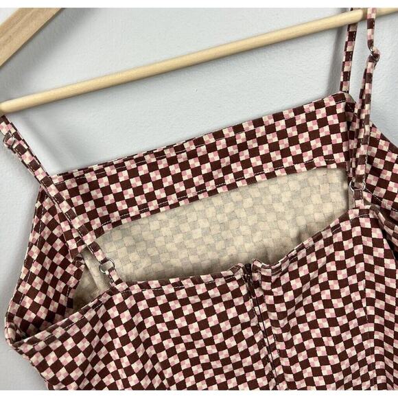 Levi’s Danny Mini Dress Checkered Geometric Pattern Size XS Cotton Retro 90’s Wm - Picture 9 of 11